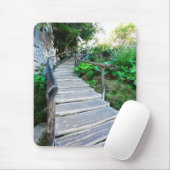 Plitvicer Holzweg, Kroatien Mousepad (Mit Mouse)
