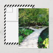 Plitvicer Holzweg, Kroatien Postkarte (Vorne/Hinten)