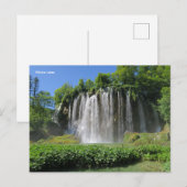 Plitvicer Seen Kroatien Feiertagspostkarte (Vorne/Hinten)