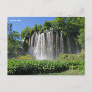Plitvicer Seen Kroatien Feiertagspostkarte