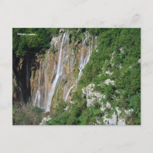 Plitvicer Seen Kroatien Feiertagspostkarte