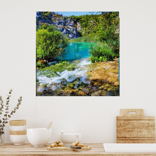 Plitvicer Seen Nationalpark Poster (Küche)