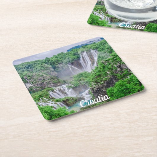 Plitvicer Seen Wasserfall Untersetzer (angewinkelt)