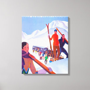 PLM-Bahnförderplakat Leinwanddruck