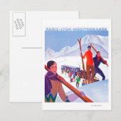 PLM-Bahnförderplakat Postkarte (Vorne/Hinten)