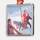 PLM-Bahnwerbeplakat Silbernes Ornament (Links)