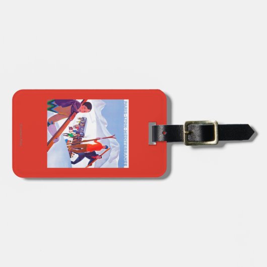 PLM förderndes Bahnplakat Gepäckanhänger (Vorderseite horizontal)