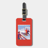 PLM förderndes Bahnplakat Gepäckanhänger (Vorderseite vertikal)