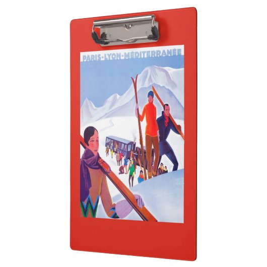 PLM förderndes Bahnplakat Klemmbrett (Links)