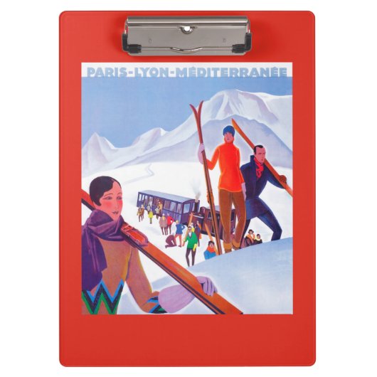 PLM förderndes Bahnplakat Klemmbrett (Vorderseite)