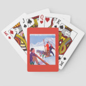 PLM förderndes Bahnplakat Spielkarten (Rückseite)