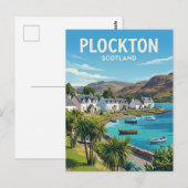 Plockton Schottland Postkarte (Vorne/Hinten)