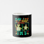Plod Snap Retract Ich bin 5 Turtle Kind 5. Geburts Kaffeetasse (Mittel)