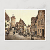 Ploenlein, Rothenburg (d. h. ob der Tauber), Bavar Postkarte (Vorderseite)