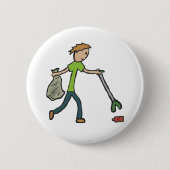 Ploggen und Litzen Picken Button (Vorderseite)