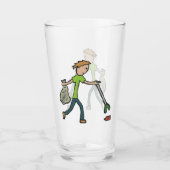 Ploggen und Litzen Picken Glas (Vorderseite)