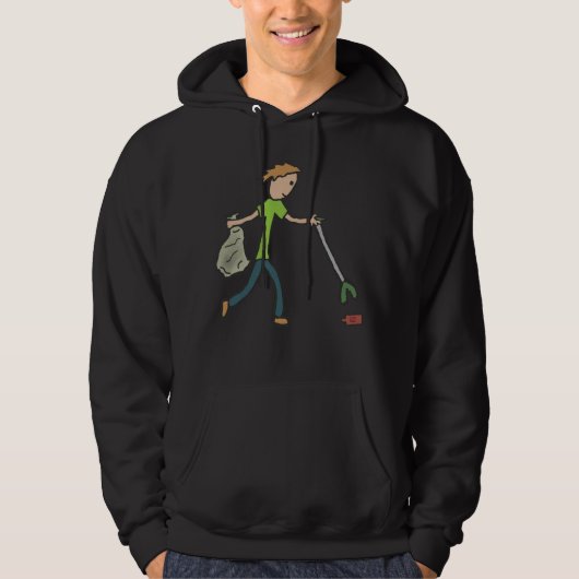 Ploggen und Litzen Picken Hoodie (Vorderseite)
