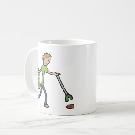 Ploggen und Litzen Picken Kaffeetasse (Vorderseite Links)