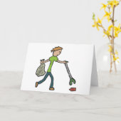 Ploggen und Litzen Picken Karte (Gelbe Blume)