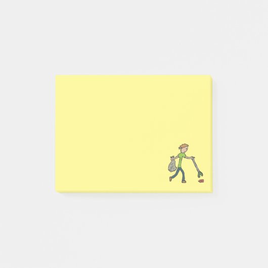 Ploggen und Litzen Picken Post-it Klebezettel (Vorderseite)