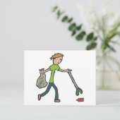 Ploggen und Litzen Picken Postkarte (Stehend Vorderseite)