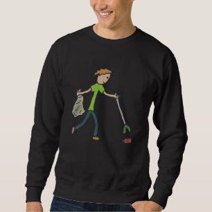 Ploggen und Litzen Picken Sweatshirt