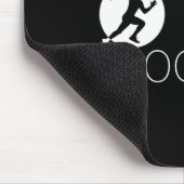 Plogging Biathlon 2.0 Joggen und Umwelt Mousepad (Ecke)