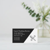 Plombieren des beruflichen Entwurfs Visitenkarte (Stehend Vorderseite)