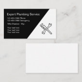 Plombieren des beruflichen Entwurfs Visitenkarte (Vorne/Hinten)