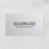 Plombieren - Visitenkarten Visitenkarte (Rückseite)