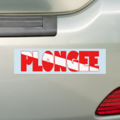 Plongee (Französisch) Autoaufkleber (Auf Auto)