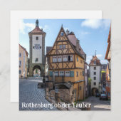 Plönlein in Rothenburg ob der Tauber, Deutschland (Vorne/Hinten)