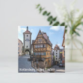 Plönlein in Rothenburg ob der Tauber, Deutschland (Stehend Vorderseite)