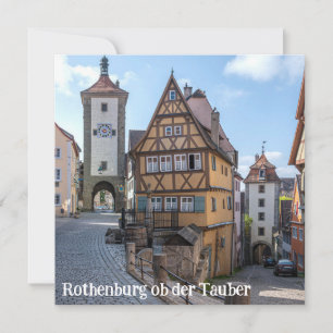 Plönlein in Rothenburg ob der Tauber, Deutschland