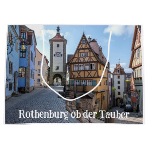 Plönlein in Rothenburg ob der Tauber, Deutschland Große Geschenktüte