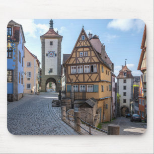 Plönlein in Rothenburg ob der Tauber, Deutschland Mousepad