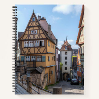 Plönlein in Rothenburg ob der Tauber, Deutschland Notizblock