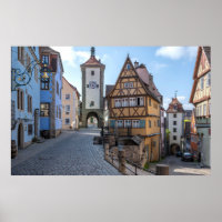Plönlein in Rothenburg ob der Tauber, Deutschland