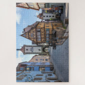 Plönlein in Rothenburg ob der Tauber, Deutschland Puzzle (Vertikal)