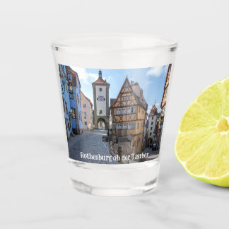 Plönlein in Rothenburg ob der Tauber, Deutschland Schnapsglas