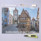 Plönlein in Rothenburg ob der Tauber, Deutschland Seidenpapier (Handwerk)