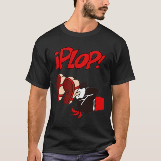 PLOP! - ein historischer Fall Ein Spaß Comicen Chi T-Shirt (Vorderseite)