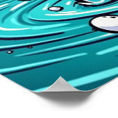 PLOP! Pop Art Comic Wasser Plakat Plakat (Ecke)