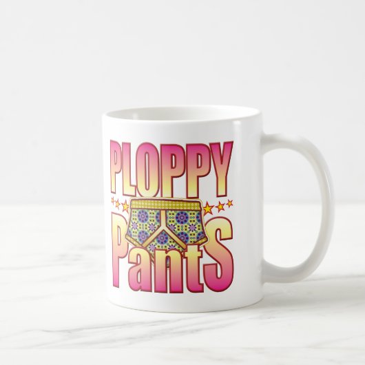Ploppy blumige Hosen Kaffeetasse (Rechts)