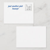 Plot Bunny von Sommer Hamilton Mitteilungskarte (Vorne/Hinten)