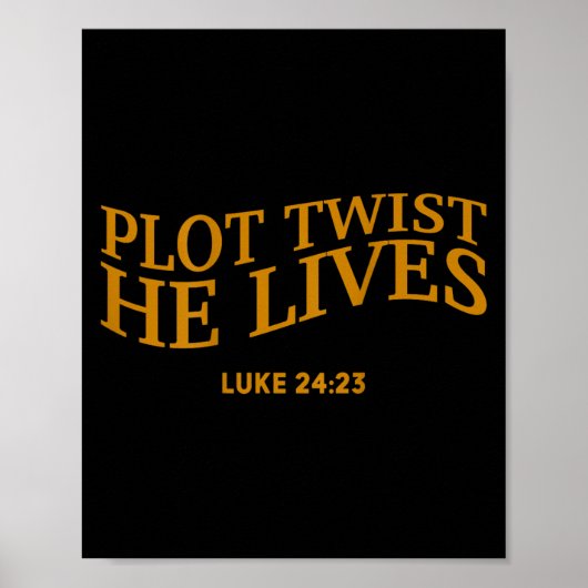 Plot Drehung Er lebt Christlich Osterhorn Tod Poster (Vorne)