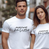 Plot Drehung Er lebt lustige Männer Christlich T-Shirt