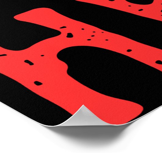 Plot Drehung Er lebt Ostern Jesus ist lebendig Got Poster (Ecke)