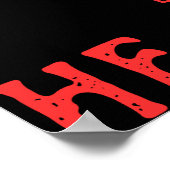 Plot Drehung Er lebt Ostern Jesus ist lebendig Got Poster (Ecke)