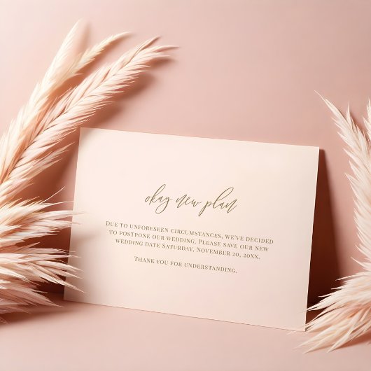 Plot-Drehung Moderne Minimale Kalligraphie & Foto Save The Date